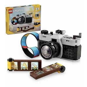 LEGO Creator 3 in 1 Retro Camera Toy, Transforms to Retro Video